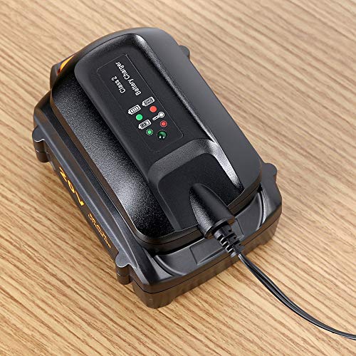 UNGINO WA3742 Replace worx 20v lithium Battery Charger WA3742 WA3732 to Charge Worx 20V MAX Lithium Battery WA3520 WA3525 WA3512 WA3512.1 WA3522 WA3544 WA3575 WA3578… - WoodArtSupply