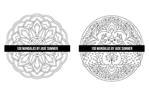 Mandala Coloring Book: For Adults with 100 Magical Mandalas WoodArtSupply