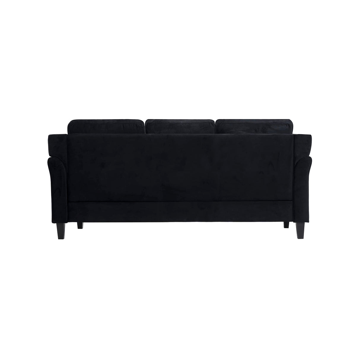 Raelynn Button Tufted Sofa &Loveseat Black Modern Sofa Set - Microfiber Living room sets for Small Spaces Sofa Cama para Sala Modernos Baratos, Durable Sturdy Living Room Furniture Tool-Free Assembly Naomi Home