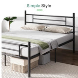Novilla Full Size Bed Frame with Headboard and Footboard, 14 Inch Metal Platform Bed Frame, Under Bed Storage, Strong Metal Slats Support, Mattress Foundation No Box Spring Needed Novilla