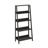 Furinno Ladder Bookcase Display Shelf, 5-Tier, Espresso Furinno