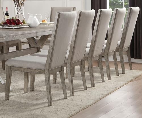 Kitchen Furniture Set 13pc Casual Dining Table Set Include 1 Extendable Dining Table, 10 Side Chairs and 2 Arm Chairs, 12-Person Dining Table Set, Set for 10-12 People Extendable - WoodArtSupply