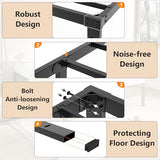 VINGLI 14 Inch Twin Bed Frame, Heavy Duty Metal Platform, No Box Spring Needed, Sturdy Steel Slat Support, Easy Assembly, Noise-Free, 12.4 Inch Underbed Storage,Black VINGLI