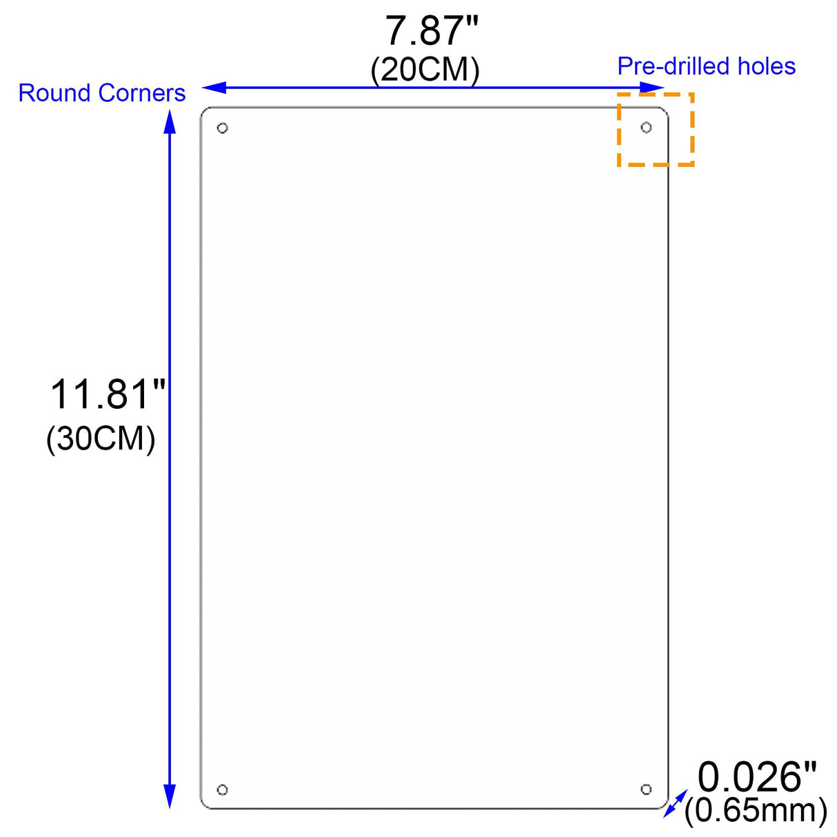 ebamaz Aluminum Metal Signs Sublimation Blanks 8X12X0.026 Inch Nameplates for Heat Transfer Press UV Print 4 Drilled Holes 5PCS (Pearl Silver) 20X30 CM ebamaz