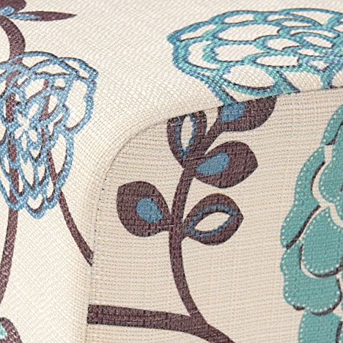 Christopher Knight Home Pertica Fabric Dining Chairs, 2-Pcs Set, Polyester White And Blue Floral Christopher Knight Home