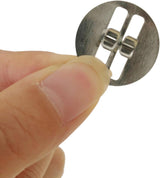 150pcs Wick Clip for Candle Making Wood Wick Holder Base Universal Wood Wick Clips Wooden Wicks Bases Metal Candle Wick Holders (Wicks not Included) Phinicco