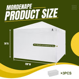 MordenApe 10x10 Pop Up Canopy Tent Sidewalls - Straight Leg Compatible, 300D Waterproof Polyester with 99% UV Protection, 3 Piece White Wall Set MordenApe
