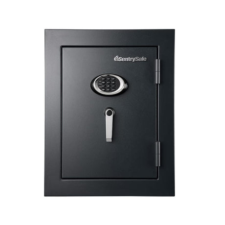 SentrySafe Fireproof and Waterproof XX-Large Black Steel Home Safe, DOJ-Certified with Digital Keypad Lock for Guns or Documents, 3.39 Cubic Feet, 27.8 x 21.7 x 19 Inches, EF3428E SentrySafe