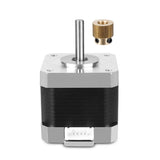 Creality Official 42-40 Stepper Motor with Extruder Gear, 2 Phase 1A 1.8 Degree 0.4 N.M for 3D Printer Extruder, Compatible with E-axis of Ender 3/Ender 3 V2/Ender 3 pro/Ender 5/CR-10 3D Printer Comgrow