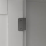 ECACAD 4-Piece Entertainment Center Wall Unit with Bookshelves for TVs up to 60", Multifunctional TV Stand Media Console Table with Glass Doors, Shelves, Drawers & Doors, White ECACAD