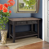 Signature Design by Ashley Tyler Creek Modern Farmhouse Sofa Table, Brown & Black Signature Design by Ashley