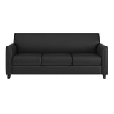 Flash Furniture HERCULES Diplomat Series Black LeatherSoft Sofa Flash Furniture