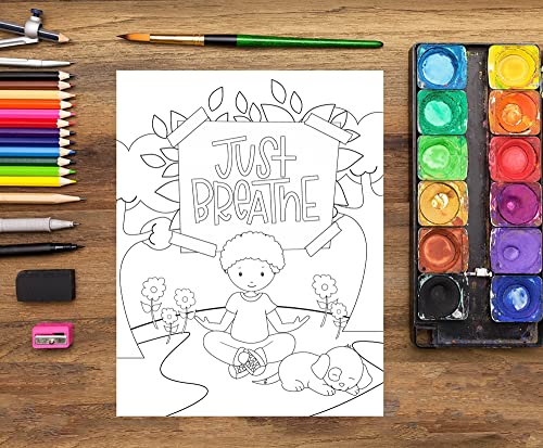 The Magically Mindful Me: Mindfulness Coloring Book for Kids WoodArtSupply