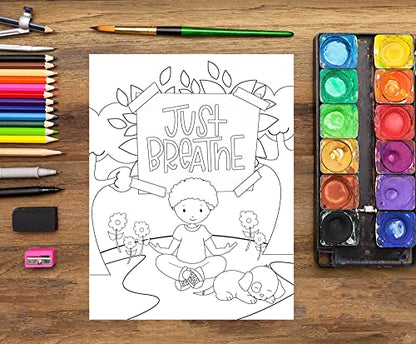 The Magically Mindful Me: Mindfulness Coloring Book for Kids