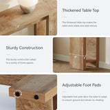 LITTLE TREE 70.9-Inch Long Console Table, Narrow Sofa Table Behind The Couch, Farmhouse Wood Console Table for Living Room, Entryway, Hallway LITTLE TREE