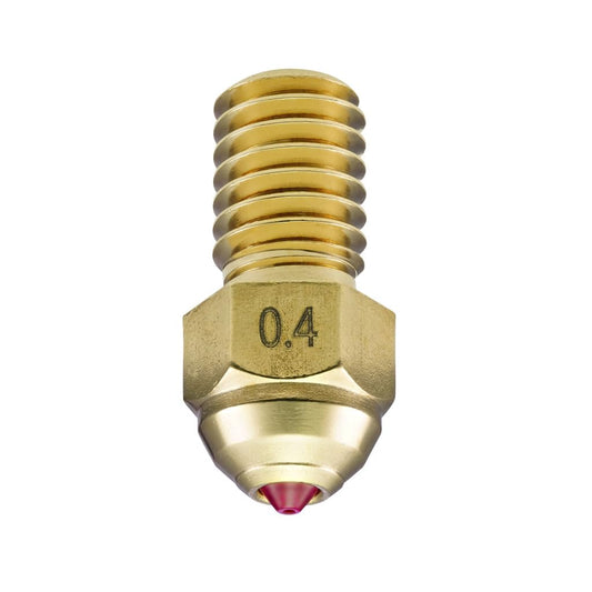 DUROZZLE Ruby Nozzle 0.4mm for Ender 3 V3 SE/Ender 5 S1 / Ender 7 3D Printer Hotend, Hardened & Abrasion Resistant for Precision Additive Manufacturing - WoodArtSupply