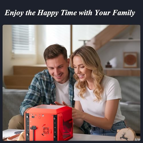 AlgoLaser 5W Smart Laser Engraver Machine, Class 1 Portable Laser Cutter with Built-in 2.0 AlgoOS System, No Computer Required, Laser Engraving for Wood, Acrylic, Leather. AlgoLaser