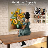 Monomi Electric Standing Desk, 79 x 31.5 inches Height Adjustable, Ergonomic Home Office Sit Stand Up Desk with Memory Preset Controller (Rustic Brown Top/Black Frame) Monomi