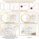 BEUNITONE Abstract Animal Embroidery Kit, 6PC Modern Line Art Needlepoint Kits with Hoops, Instructions, Threads, DIY Craft for Adults Beginners, Home Decor, Hand Embroidery Patterns for Gifts