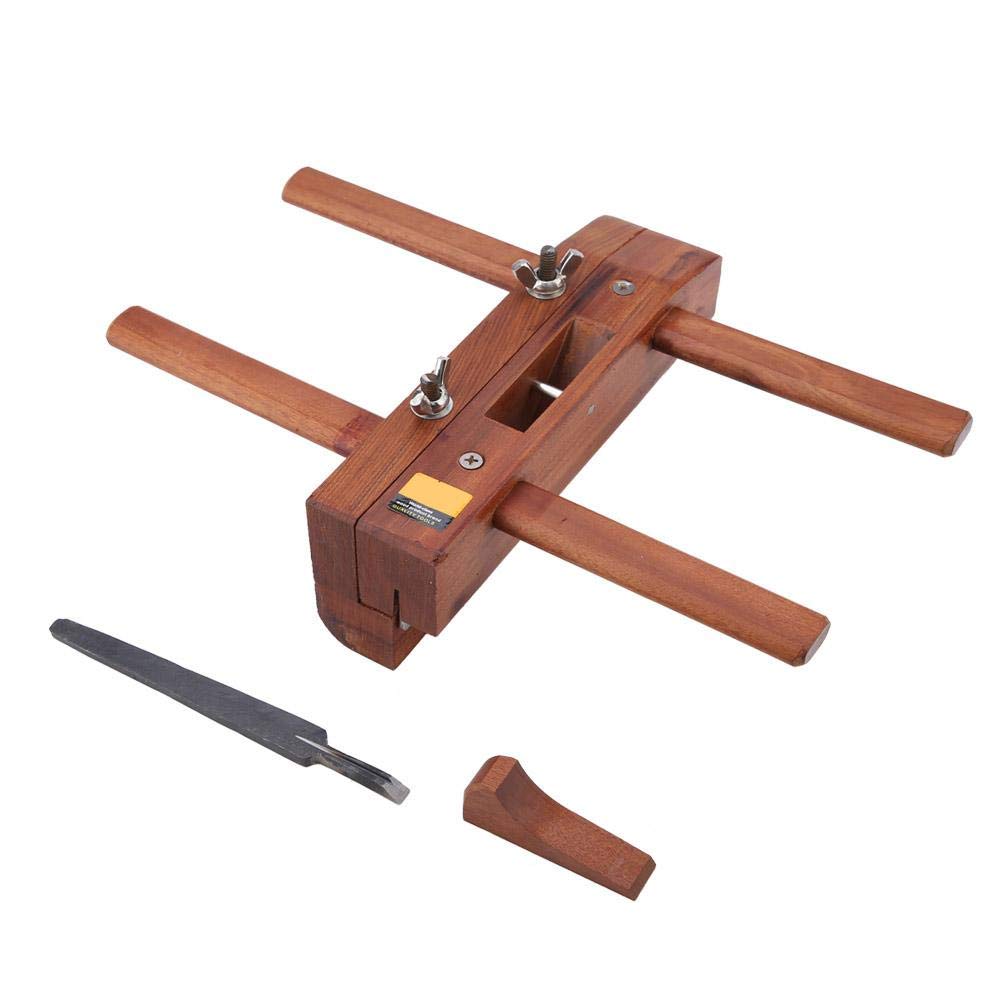HEEPDD Double Handle Hand Plane,Woodworking Rosewood Hand Plane Kit Furniture Music Instrument DIY Carpenter Plane Hand Tool Wood PlanerHand Planes HEEPDD