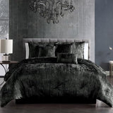 Riverbrook Home Turin Comforter Set, Queen, Black, 7-Piece Set Riverbrook Home