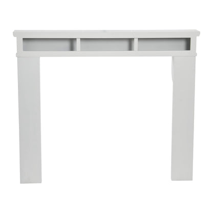 Creative Co-Op Lodge Fireplace Mantel, White