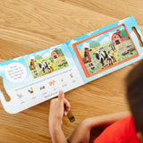 Melissa & Doug Take-Along Magnetic Jigsaw Puzzles Travel Toy On the Farm (2 15-Piece Puzzles) - FSC Certified Melissa & Doug