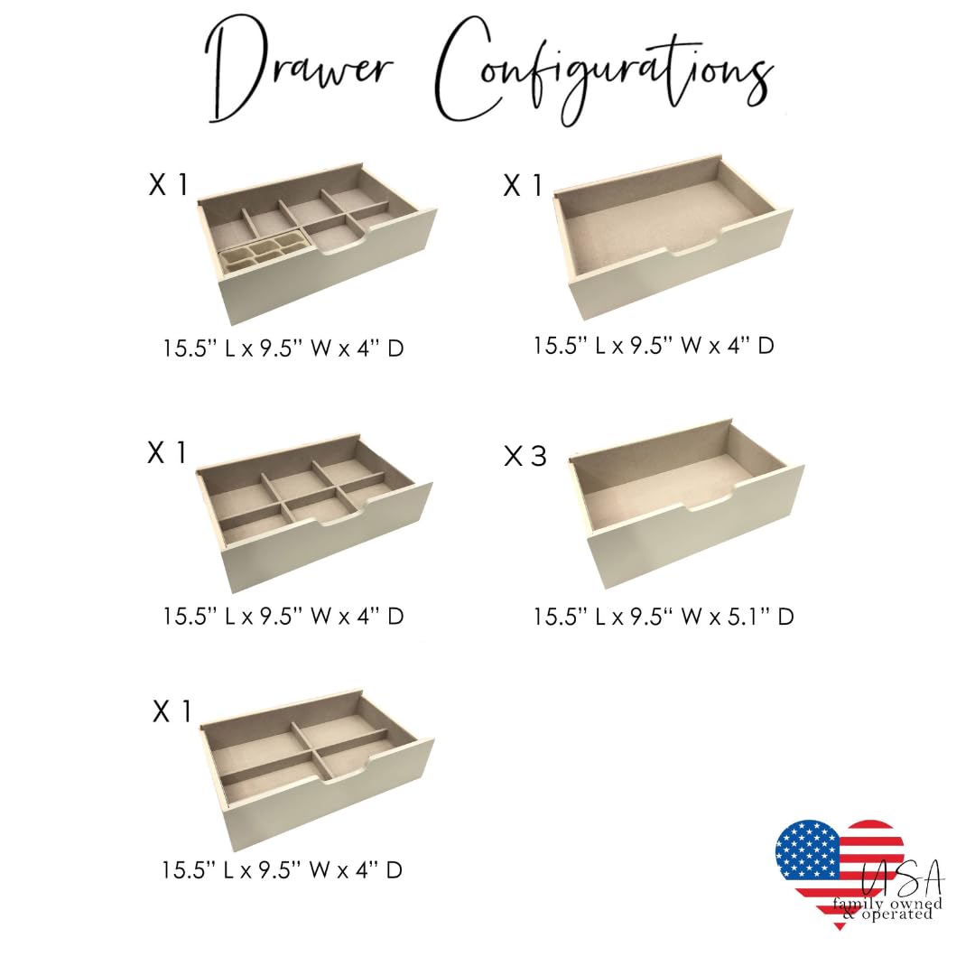 Hives & Honey Chelsea Standing Jewelry Armoire Cabinet, Jewelry Storage Organizer with Top Flip Mirror, 2 Doors, 7 Drawers, Jewelry Chest Armoire, Jewelry Box for Necklace, Earring, Bracelet, White Hives and Honey