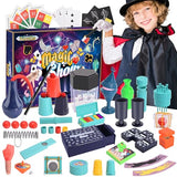 Nicella Magic Kit - 200+Magic Tricks for Kids Age 6-8, Magic Set with Manual and Video for Beginners and Kids, Christmas Halloween Birthday Gifts Toys for Ages 6 7 8 9 10 11 12 Years Old Boys Girls Nicella