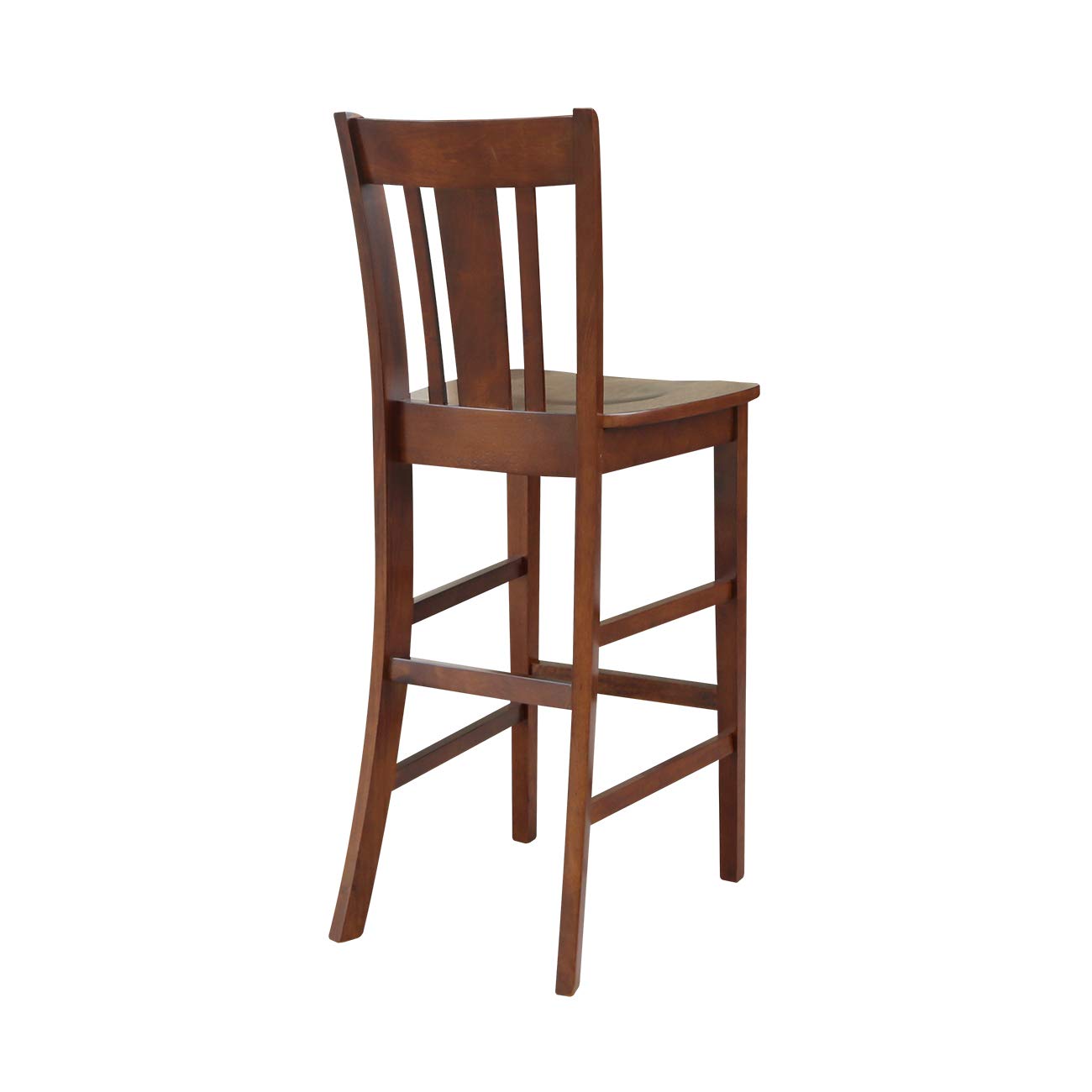 International Concepts San Remo Stool Barstool, Espresso - WoodArtSupply