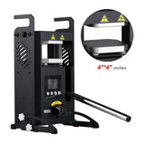 4T Hydraulic Heat Press Machine with Dual Heating Plates 4x4 Inches and Precise Digital Temperature Control LCD Screen for Homeuse Portable Manual Heat Pressing Machine YFTOHI