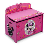 Delta Children Deluxe Toy Box, Disney Minnie Mouse Delta Children
