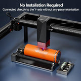 Woxcker ARot5 Rotary Roller, Y-axis Rotary Roller 360° Rotation Perfect for Engraving Cylindrical Objects, Cups, Bottles, Pens, Adjustable 6-100mm, Only Compatible with Woxcker Engraver (L8 L2 JL7) Woxcker