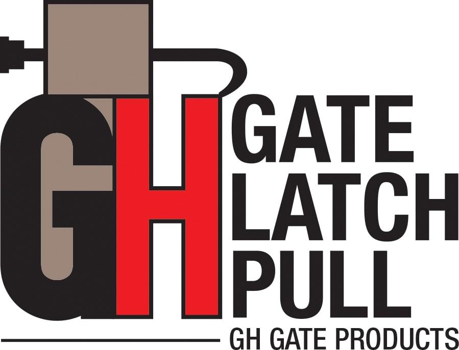 GH Gate Latch Complete Outdoor gate Latch for Wooden Gates operates from/on Both Sides of Fence Patented Dual Sided Operation. Wooden Fence Latch Vinyl Gate Latch Metal Fence Latch Universal fit GH Gate Products