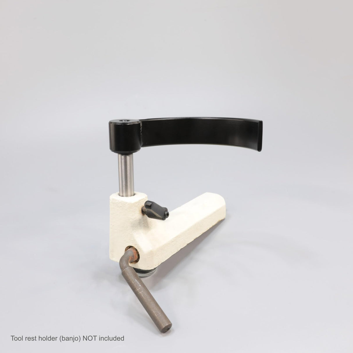 Hurricane Turning Tools,5" Diameter Curved Tool Rest For Turning Small Bowls on Wood Lathe, 5/8" Diameter Post, 4" Post Length Hurricane Turning Tools