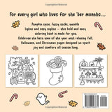 Cozy Girl Season: Bold and Easy Coloring Book for Adults & Teens, Featuring Fall, Halloween, and Christmas Designs | Simple, Cute Illustrations for Hygge and Relaxation (Cozy Girl Series) Majosta