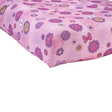 Disney 4 Piece Minnie's Fluttery Friends Toddler Bedding Set, Lavender Disney