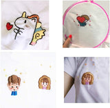 Cotton Hand Embroidery Floss, Embroidery Thread, Cross Stitch Thread, Anchor Threads Floss/Skeins Rainbow Color (Pack of 25 Skeins) VAKRATUNDA KITCHENWARES