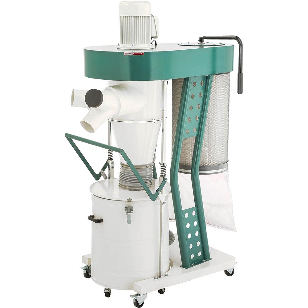 Grizzly Industrial G0861-2 HP Portable Cyclone Dust Collector ...