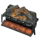 VEVOR 23 Inch Electric Fireplace Log Heater, Fireplace Insert with Crackling Sound, Remote Control, 5 Flame Brightness Levels, Thermostat, Timer, Overheat Protection, for Home Decor, Black VEVOR