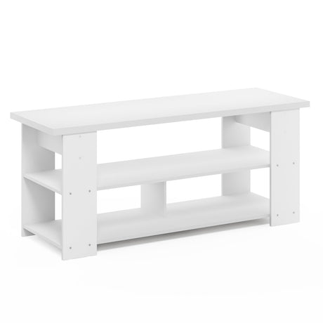 Furinno Jaya TV Stand Up to 55-Inch, White Furinno
