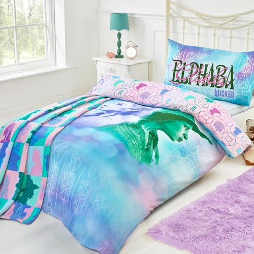 dreamtex Wicked 2 for Good Single Duvet Cover and Pillowcase Bedding Set (SP1-WIC-FOR-12) dreamtex