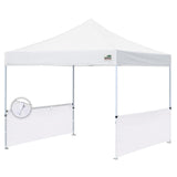 Eurmax USA Instant SunWall for 10x10 Pop up Canopy with Strap, Canopy Half Walls,for Outdoor Instant Canopies, 2 Packs Half Sidewall Only(White) Eurmax