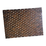 gazechimp Bamboo Wood Bath Mat, Bathroom Mat, Bathmat Kitchen Rugs for Bathtub, Sauna and Shower, Brown Gazechimp