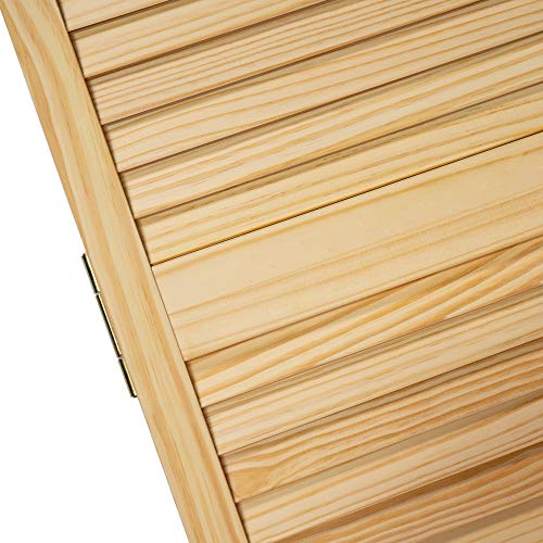 Closet Door, Bi-fold, Kimberly Bay® Traditional Louver-Louver Clear (80x30) - WoodArtSupply