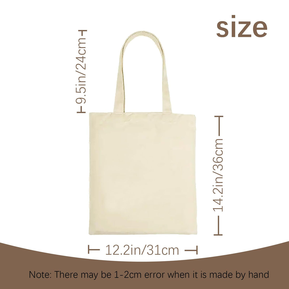 ORJ 3 PCS Sublimation blank canvas bags bulk,Polyester Tote Bags for Sublimation, 12.2 x 14.2Inch Blank Canvas Tote Bags DIY custom Shopping Bag ORJ