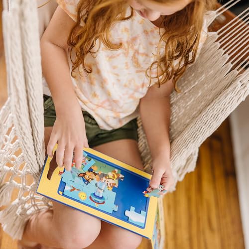 Melissa & Doug PAW Patrol Take-Along Magnetic Jigsaw Puzzles (2 15-Piece Puzzles) - FSC Certified Melissa & Doug