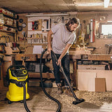 Kärcher - WD 5/P Multi-Purpose Wet-Dry Vacuum Cleaner - 6.6 Gallon - With Attachments – Blower Feature, Semi-Automatic Filter Cleaning, Space-Saving Karcher