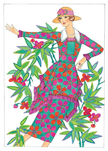 Creative Haven Art Deco Fashions Coloring Book (Adult Coloring Books: Fashion) Dover Publications