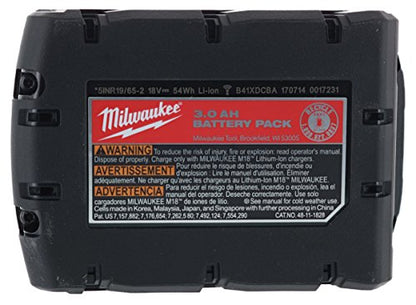 Milwaukee 48-11-1828 M18 XC RED LITHIUM 18-Volt Lithium-ion Cordless Tool Battery ( 2 pack ) - WoodArtSupply